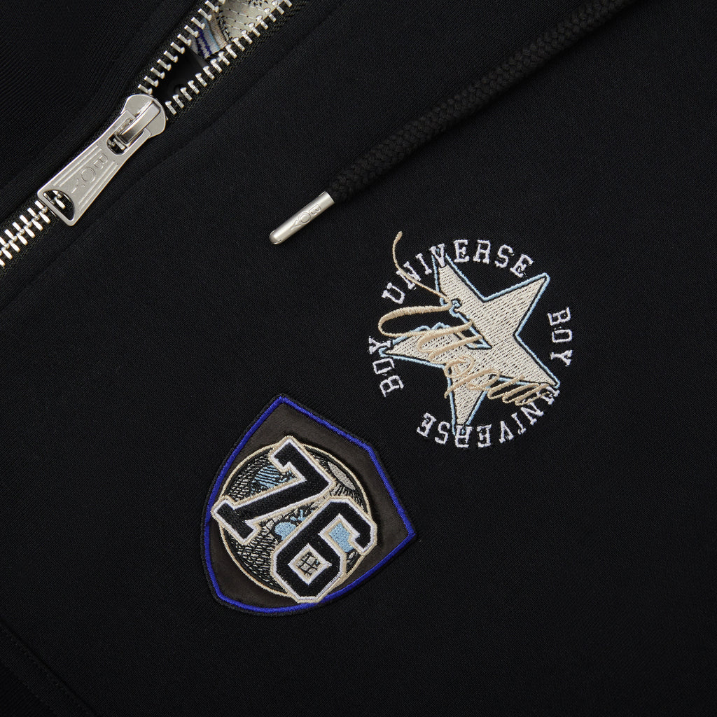 Close up of BOY London hoodie