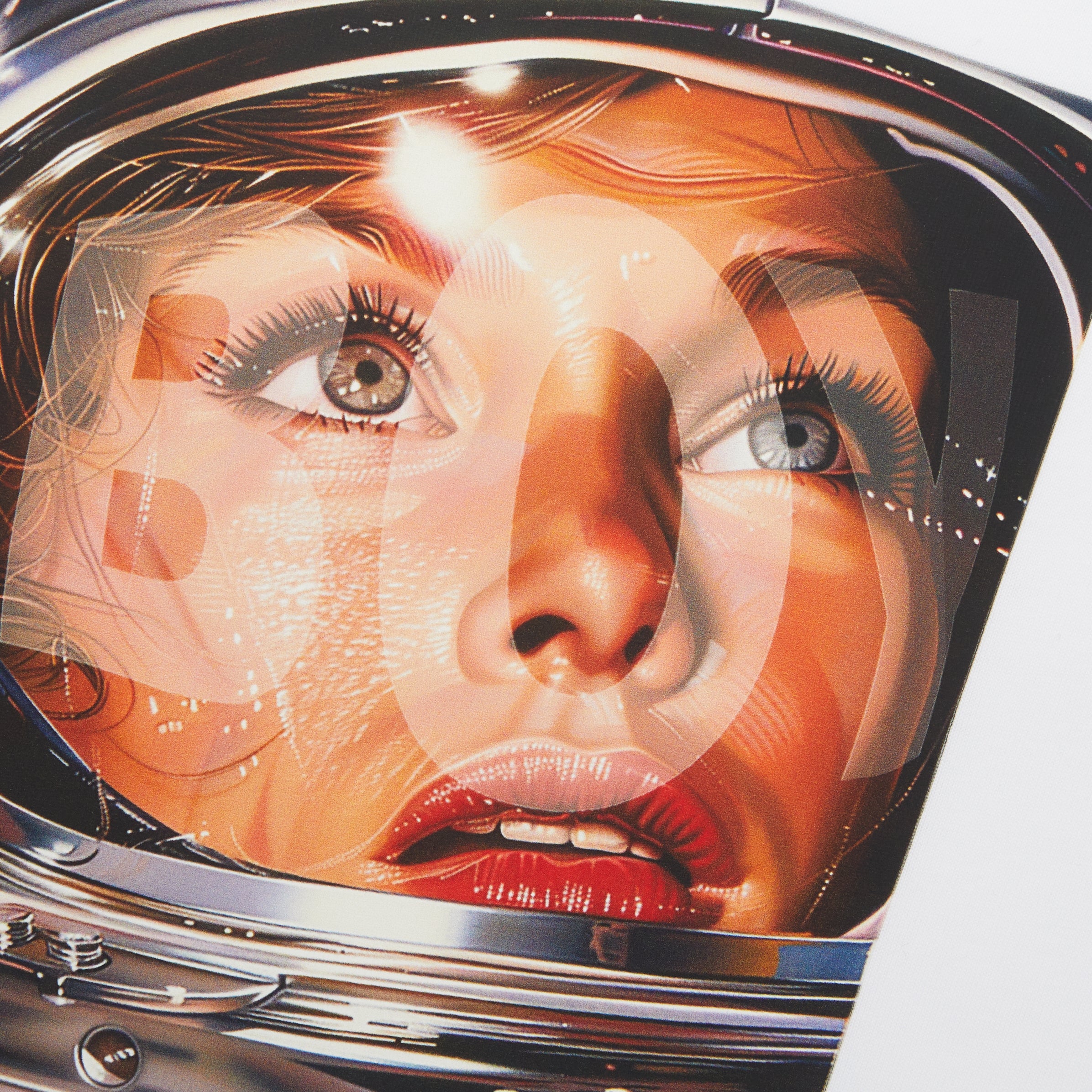 White Boy London t-shirt with astro lady graphic 