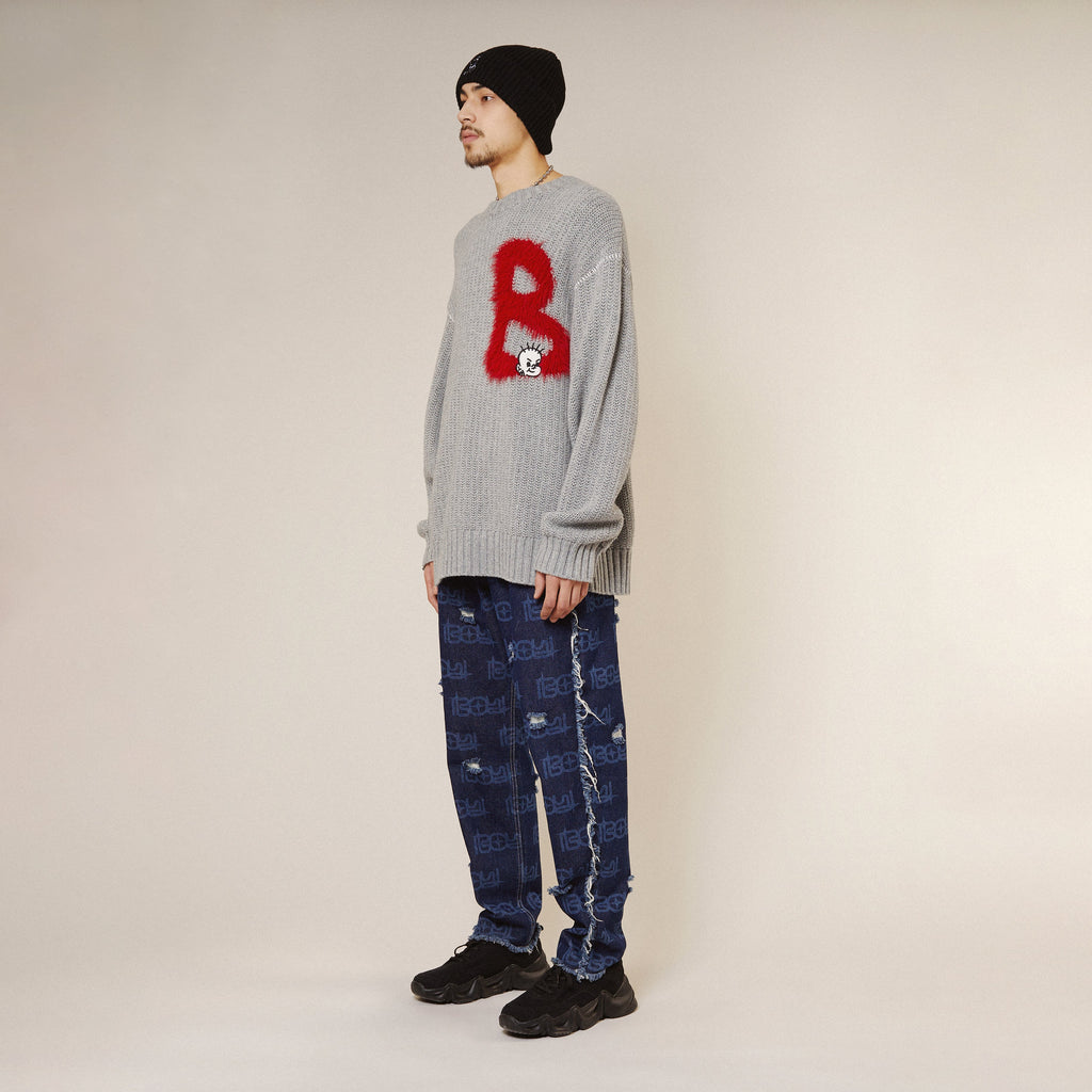 Boy London grey jumper 