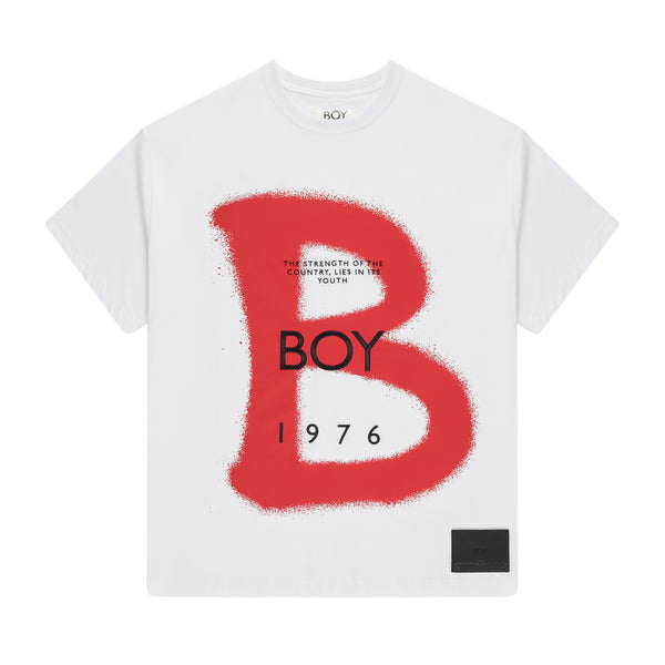 B IS FOR BOY T-SHIRT - WHITE