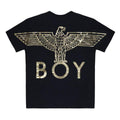 BOY EAGLE BACKPRINT T-SHIRT - BLACK/GOLD