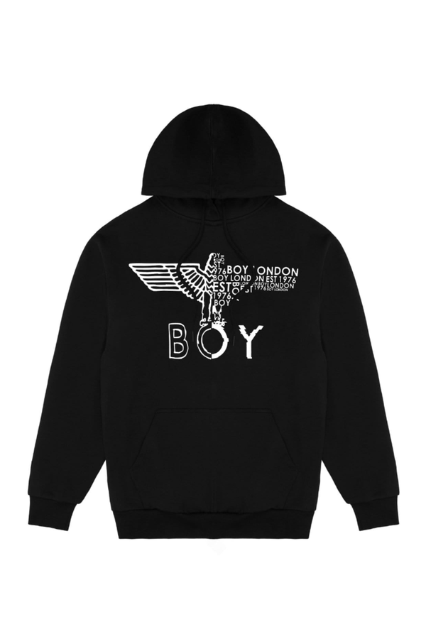 BOY London hoodie on white background