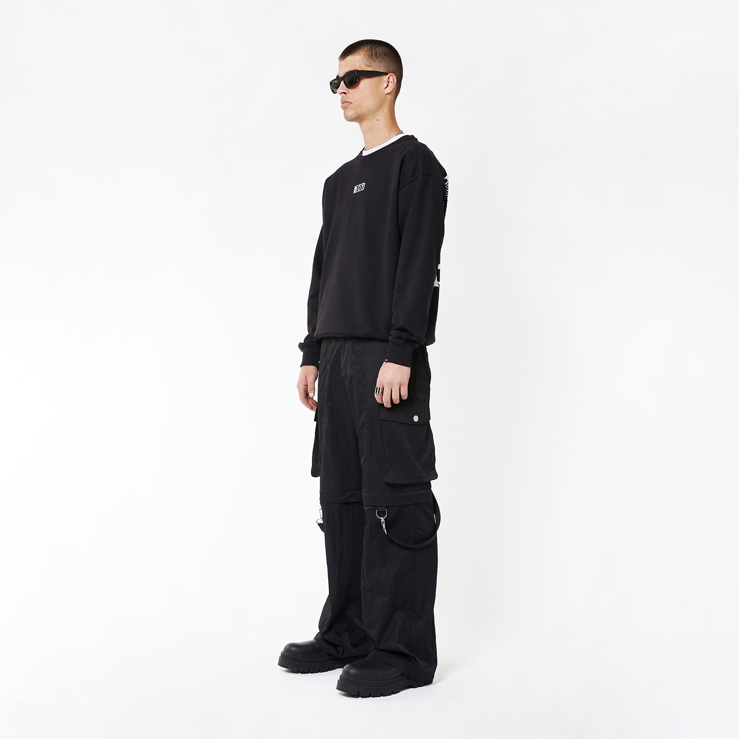 BOY EAGLE FLOCK SWEAT - BLACK | BOY-London.com – BOY London