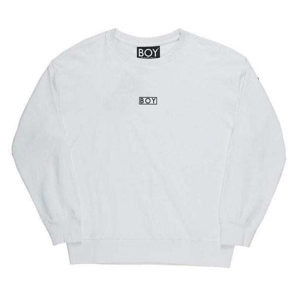 BOY EAGLE FLOCK SWEATSHIRT - WHITE