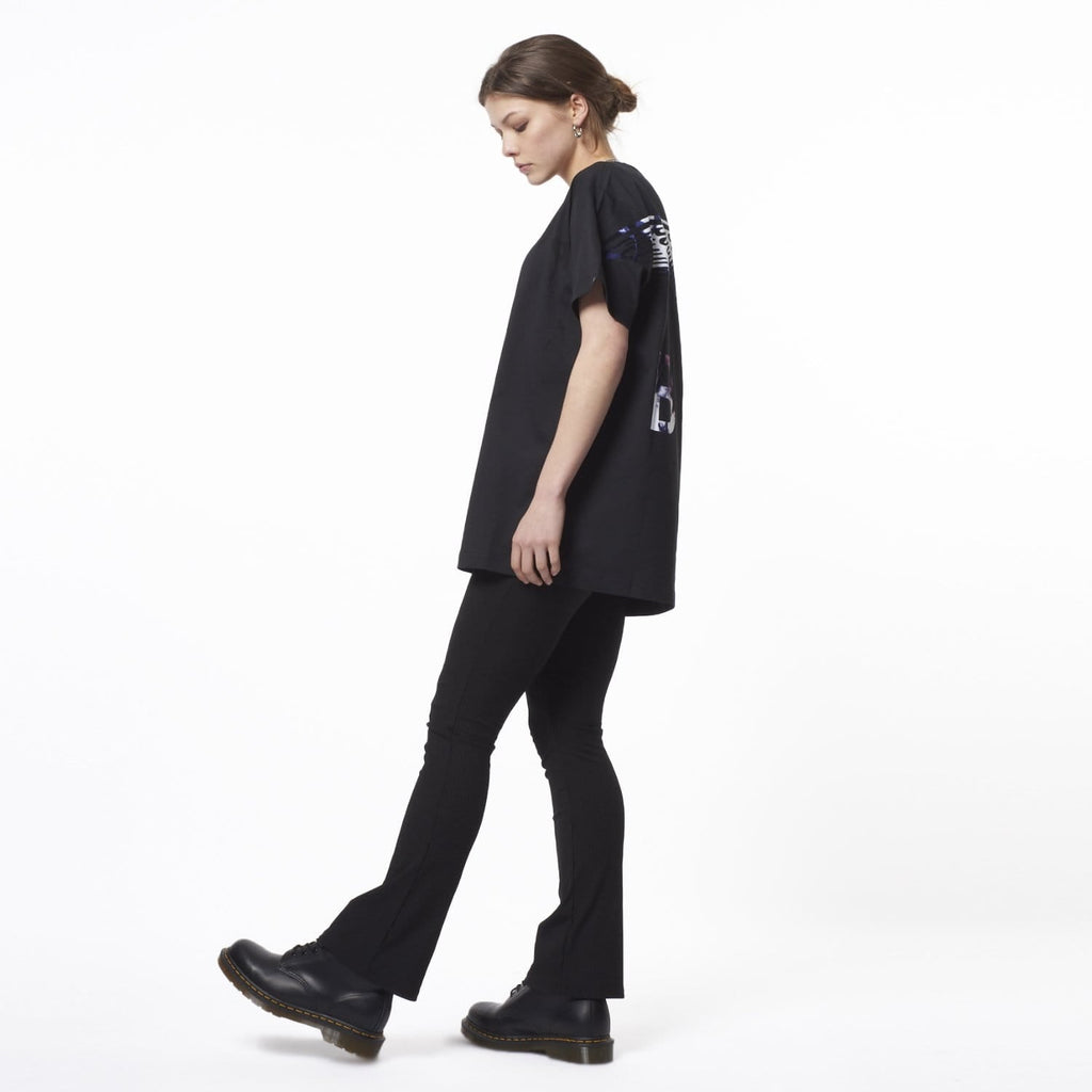 BOY EAGLE FLOCK T-SHIRT - BLACK