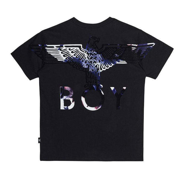 BOY EAGLE FLOCK T-SHIRT BLACK | BOY-London.com – BOY London