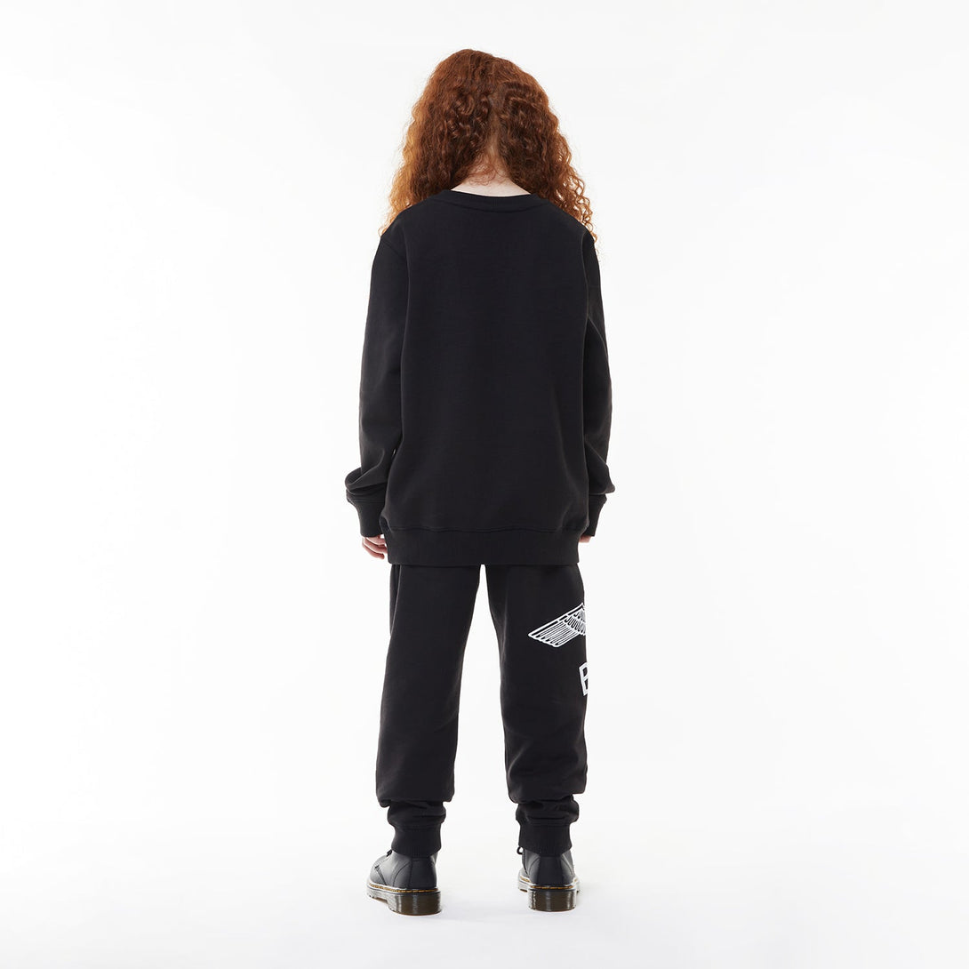 BOY EAGLE KIDS SWEATSHIRT - BLACK