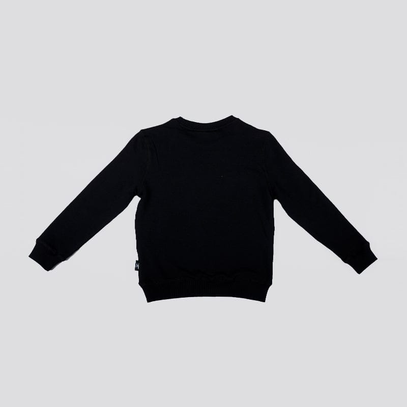 Black sweatshirt with 'BOY' and eagle logo on a white background