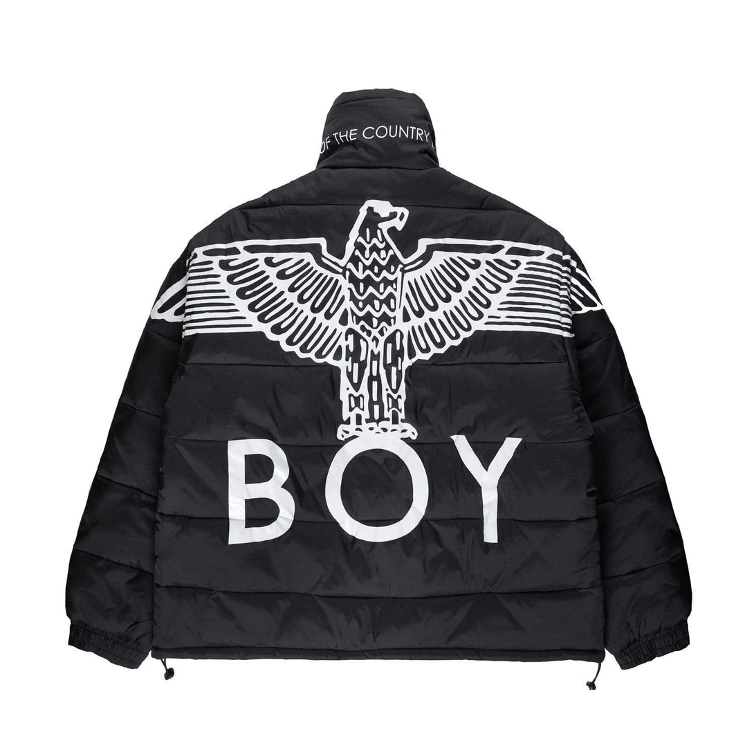BOY EAGLE REVERSIBLE JACKET WOMENS - BLACK/SILVER