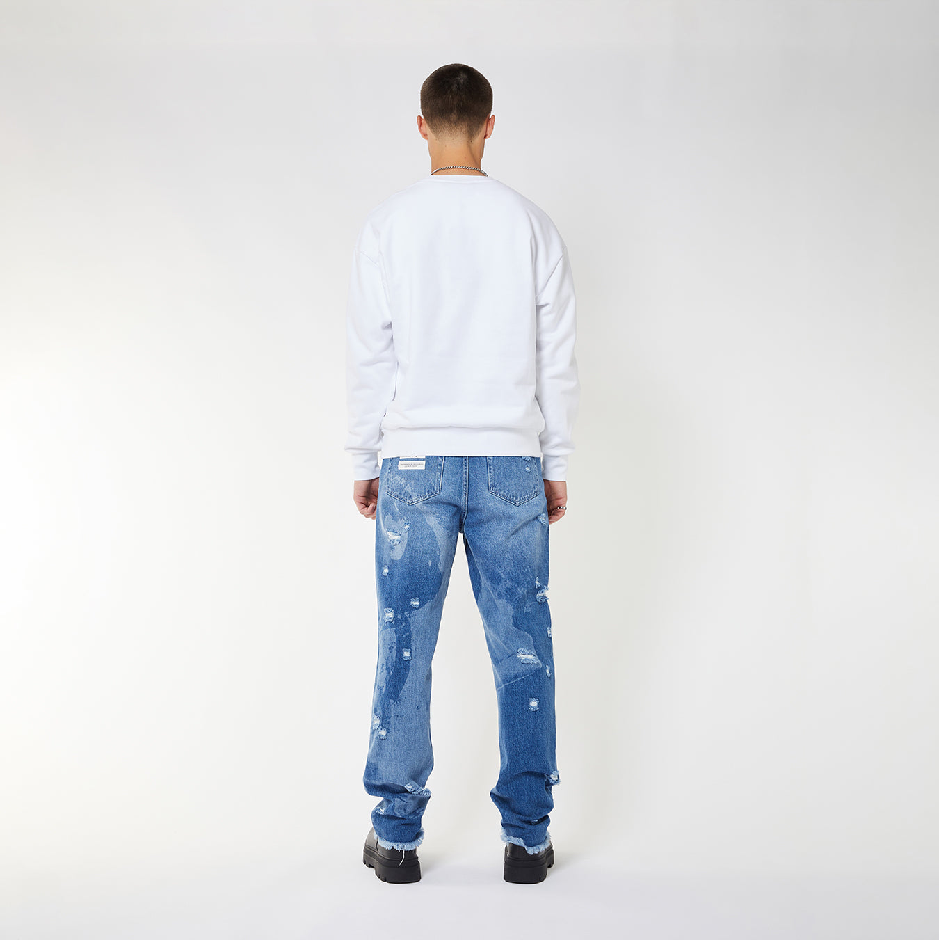 BOY EAGLE SWEATSHIRT - WHITE | BOY-London.com – BOY London