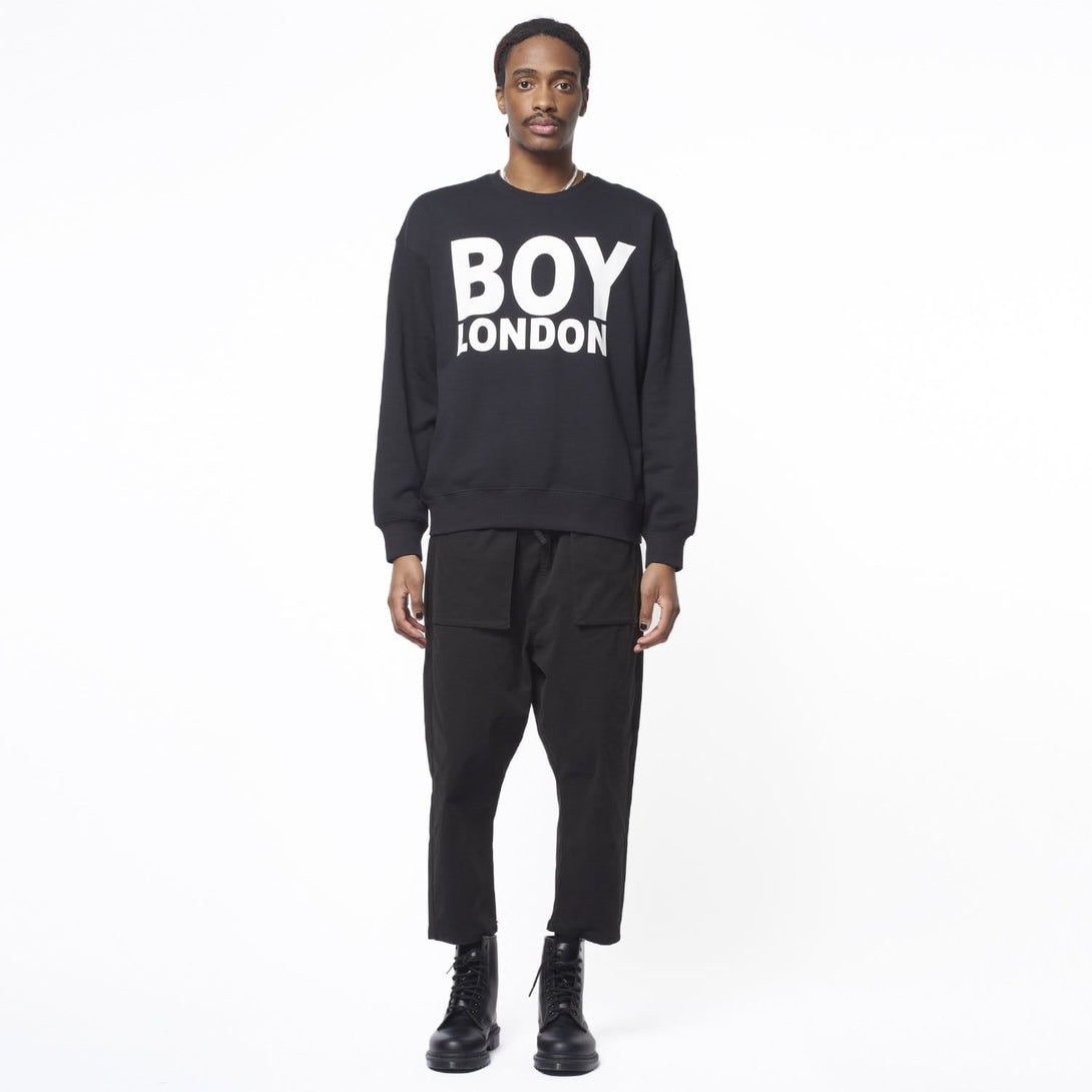 BOY LONDON SWEATSHIRT - BLACK/WHITE