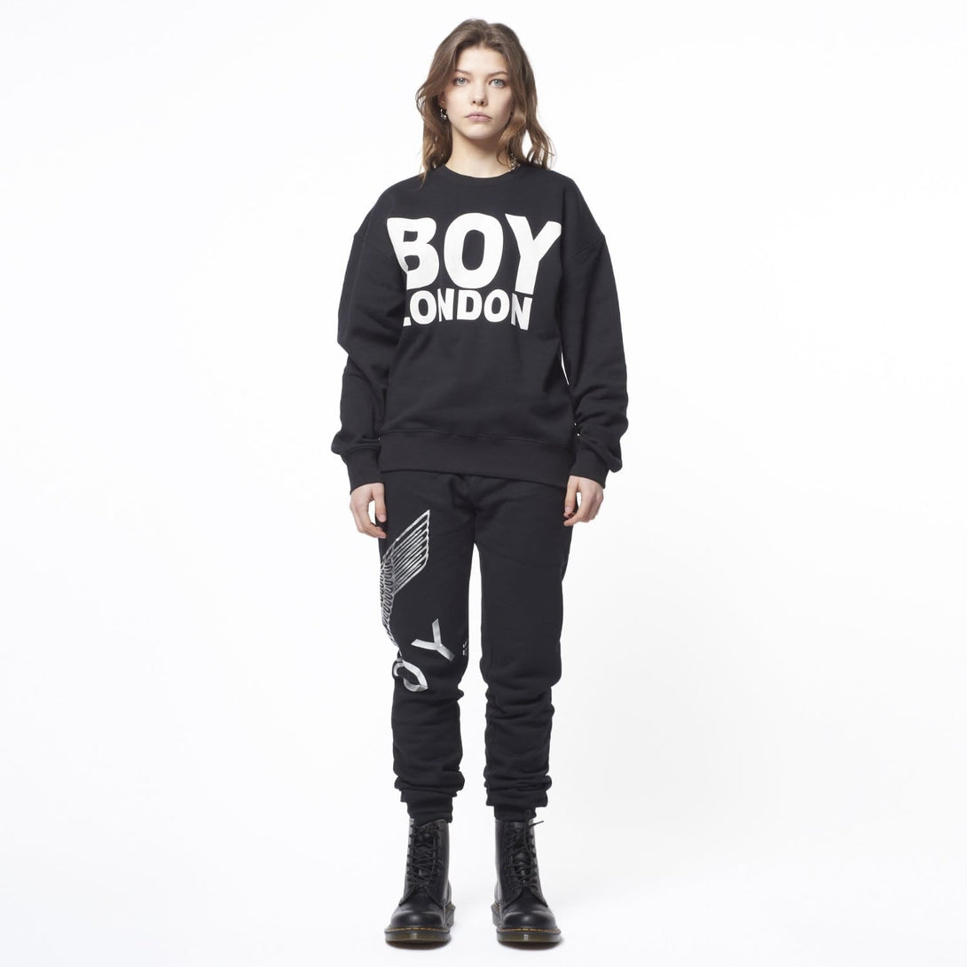 BOY LONDON SWEATSHIRT - BLACK/WHITE