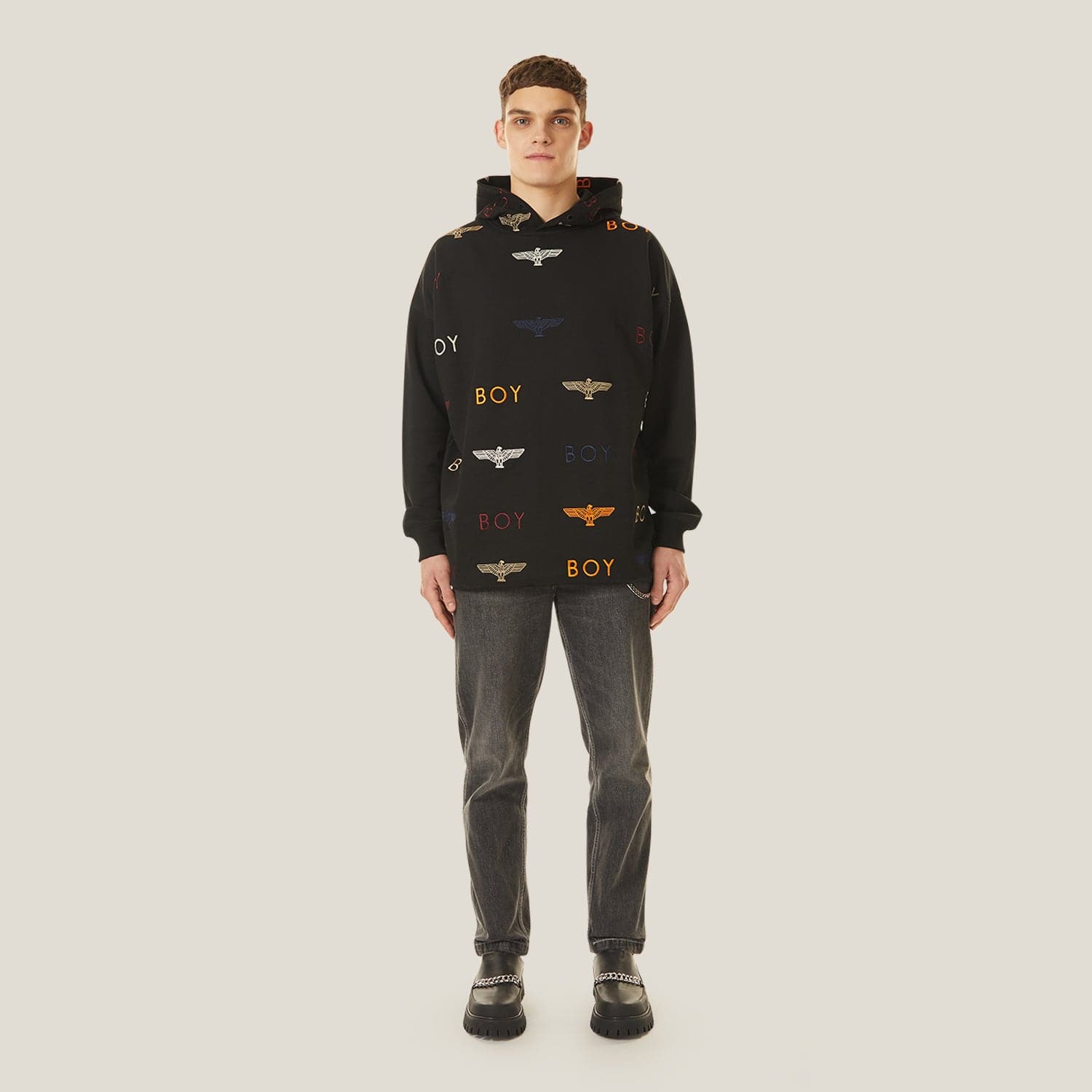 BOY MANIA EMBROIDERY HOODIE – BOY London