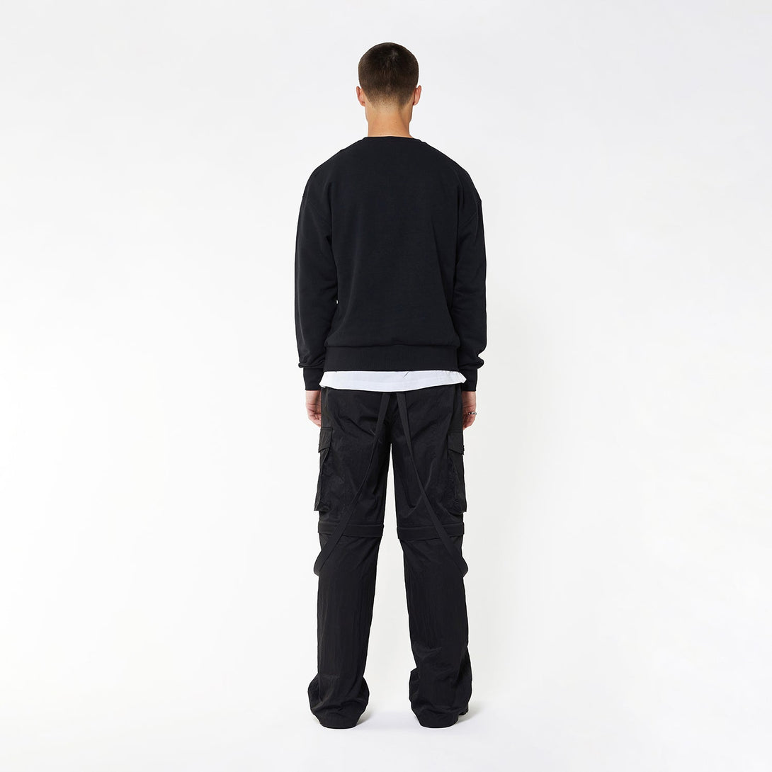BOY WINGSPAN SWEATSHIRT - BLACK/WHITE