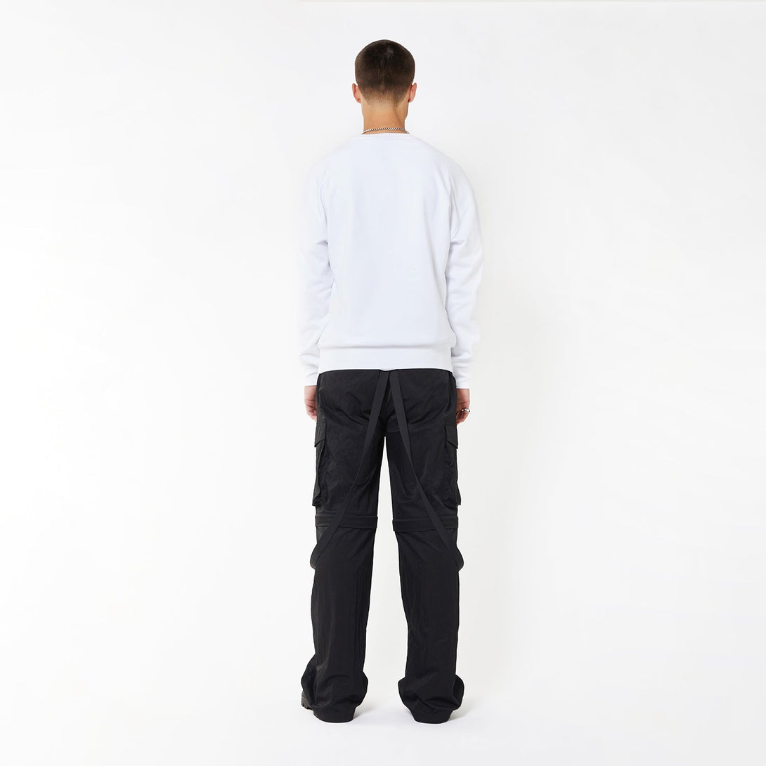BOY WINGSPAN SWEATSHIRT - WHITE/BLACK