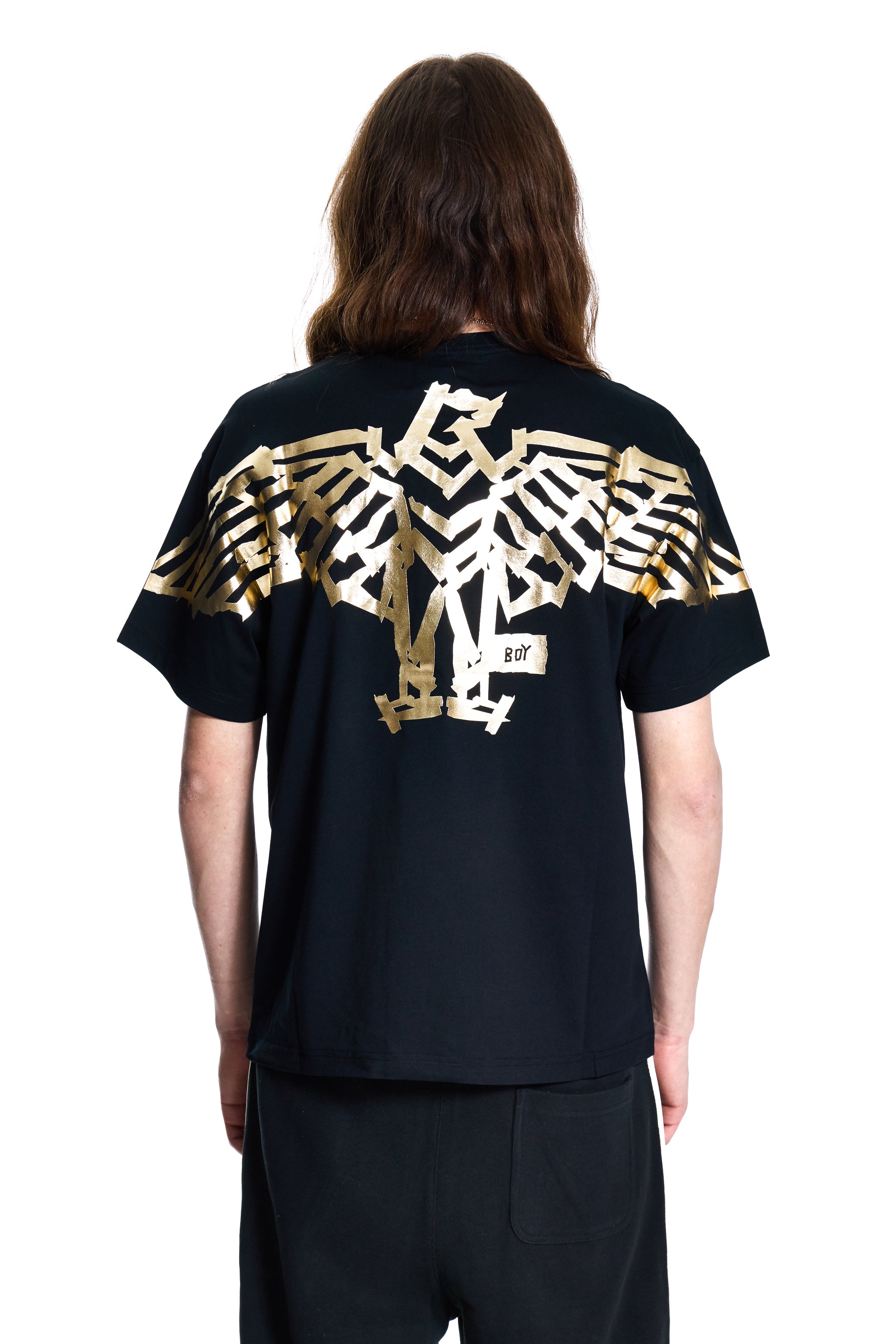 BOY TAPE EAGLE BACKPRINT T-SHIRT