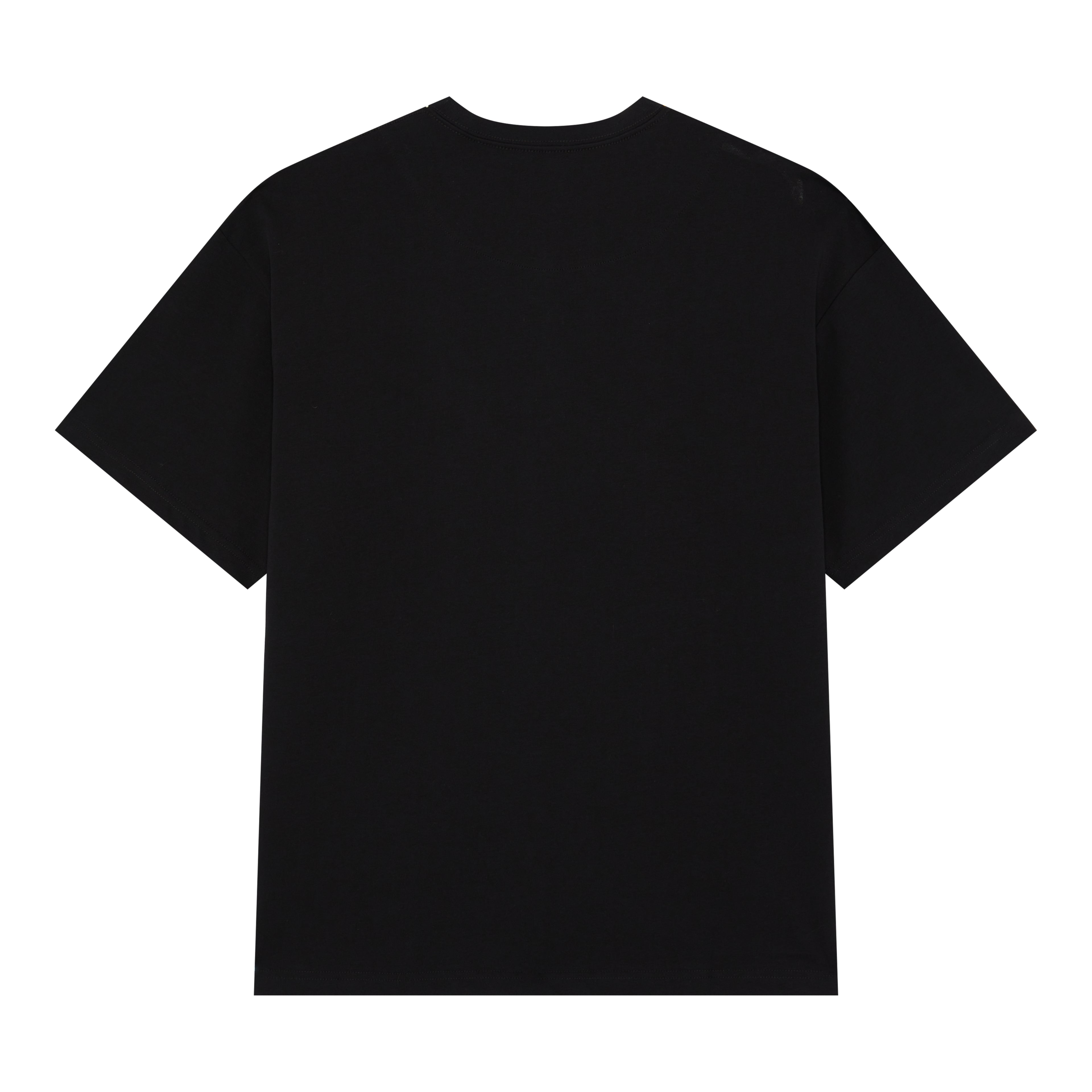 Black Boy London crew neck t-shirt with 'BOY LONDON' and a crest logo printed in white on the front.