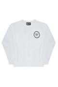BOY London white sweatshirt on white background