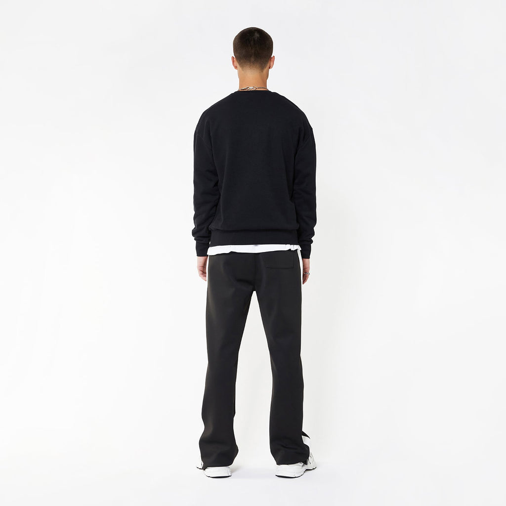 Black Boy London sweatshirt with 'BOY' and eagle design on a white background