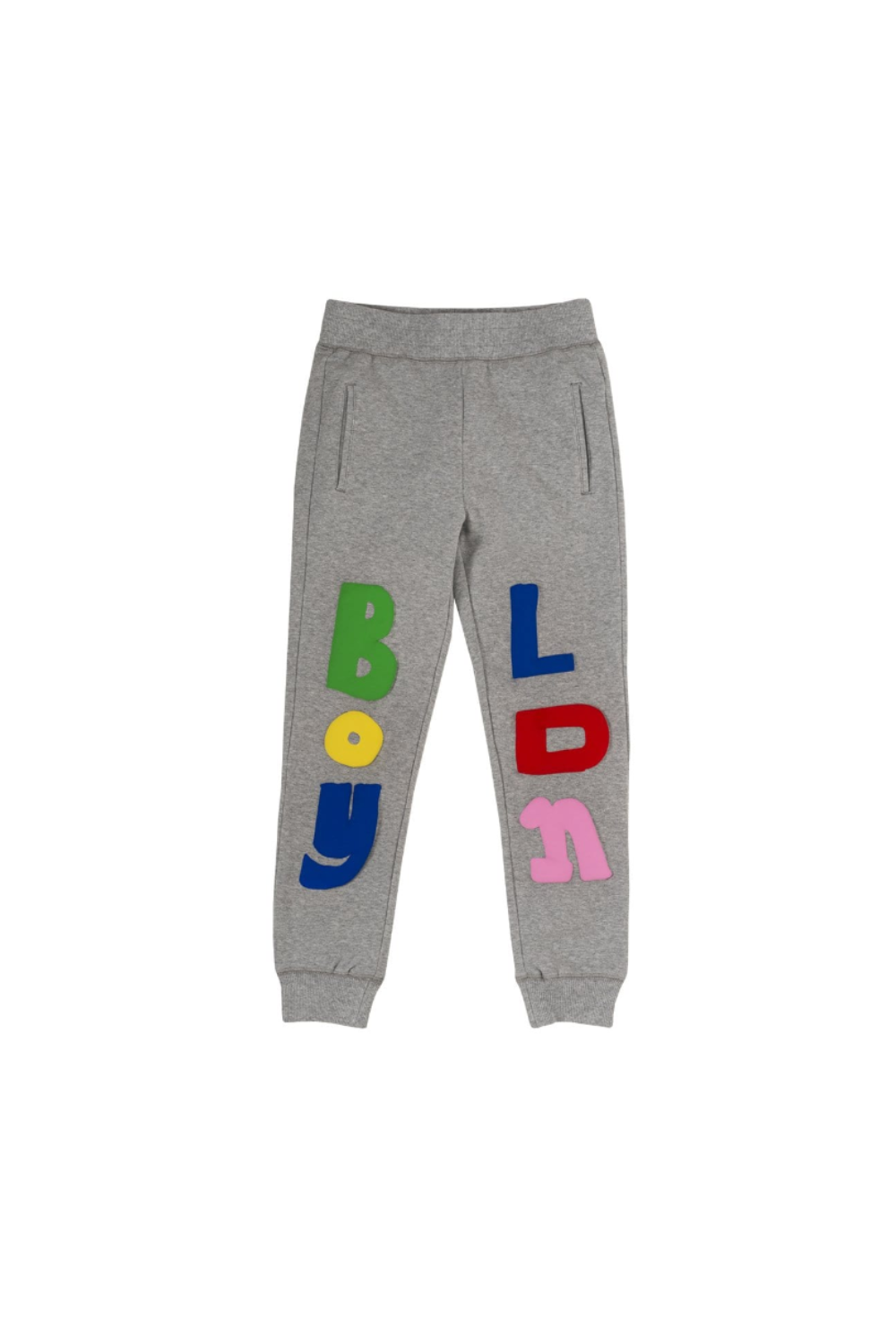 BOY LDN KIDS JOGGERS on white background