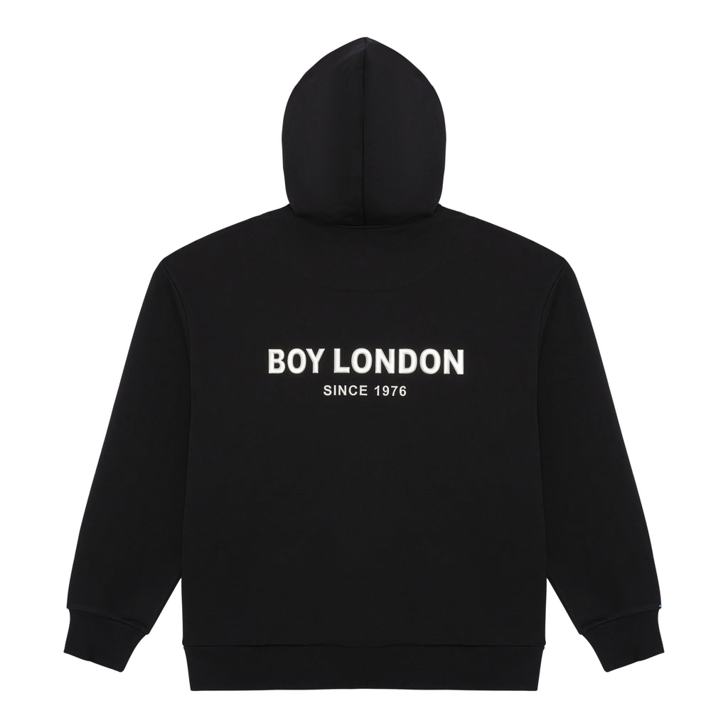 BOY London hoodie on white background 