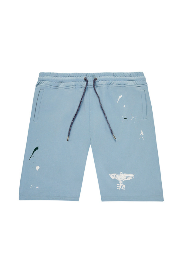 boy london shorts on white background