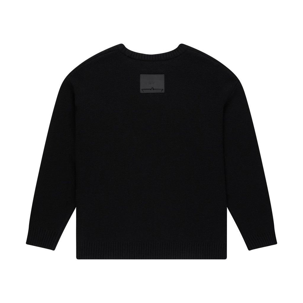 DOODLE BOY KNITTED JUMPER - BLACK