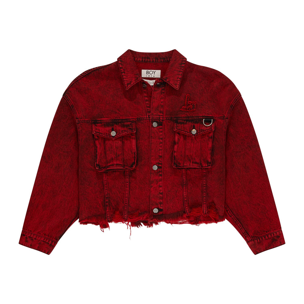 FUTURE BOY BOXY DENIM TRUCKER JACKET – BOY London