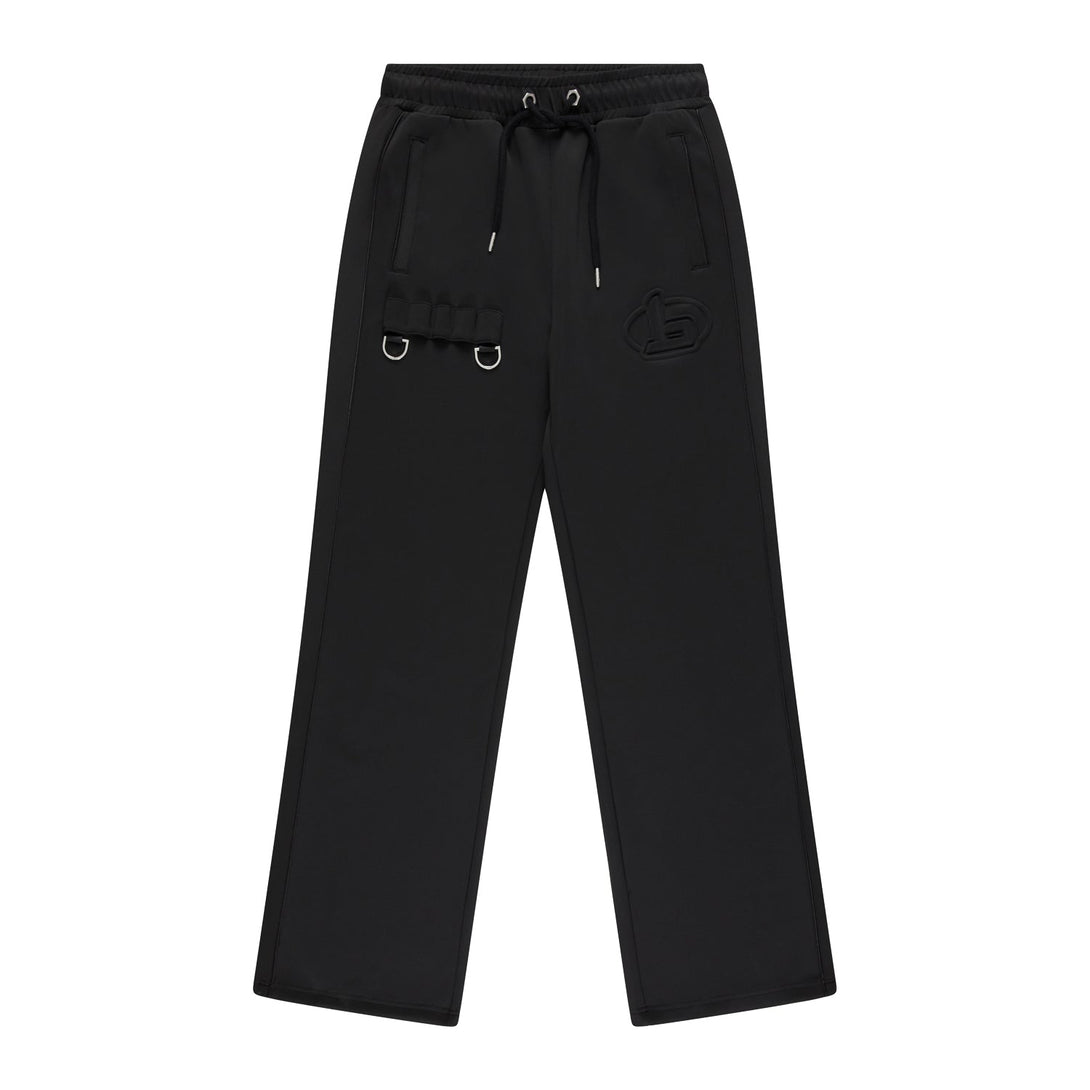 FUTURE BOY NYLON TRACK JOGGERS - BLACK