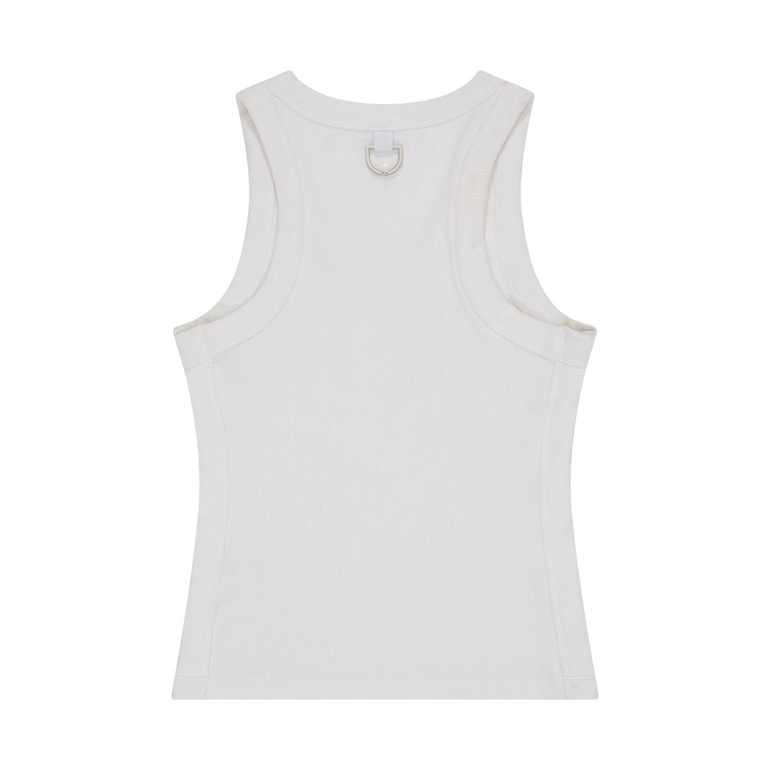 FUTURE BOY RACER BACK VEST - WHITE