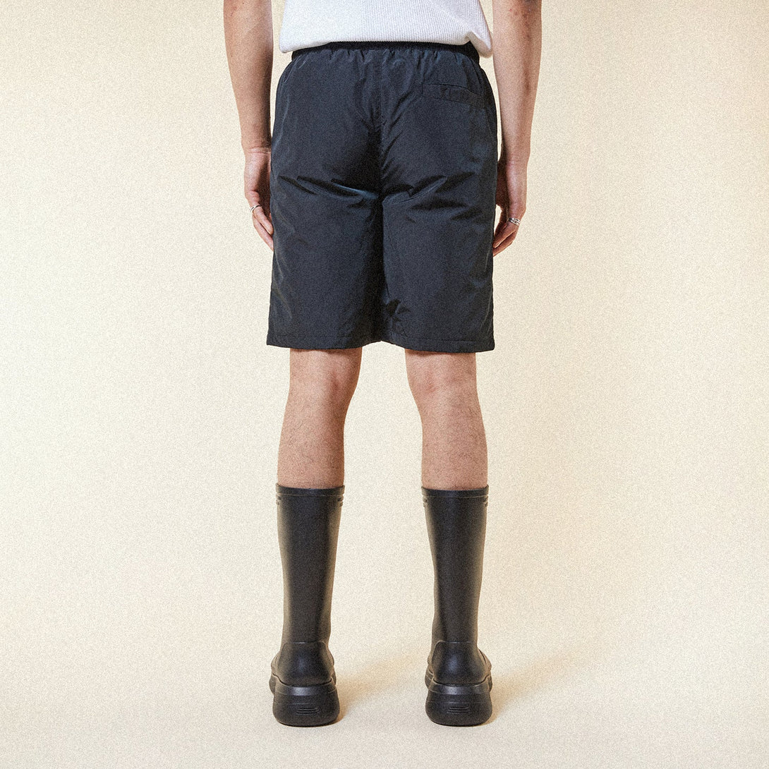 FUTURE BOY WADDED SHORT - BLACK