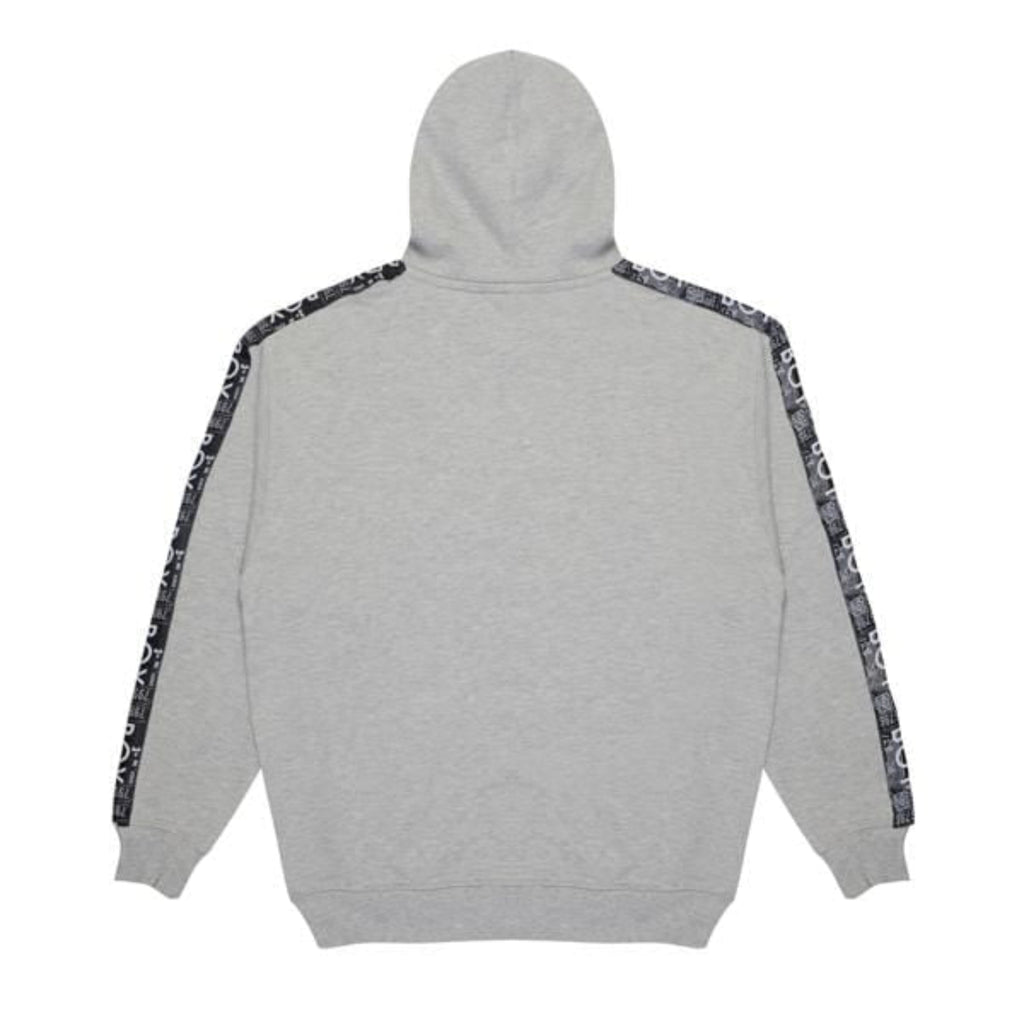 BOY LONDON HAZE TAPE HOODIE - GREY