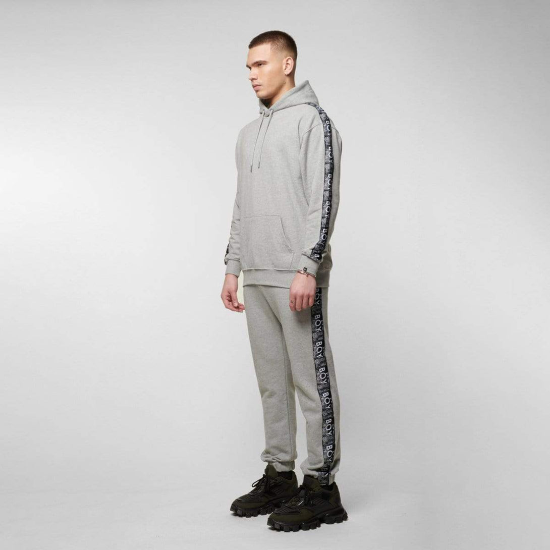 HAZE TAPE HOODIE - GREY