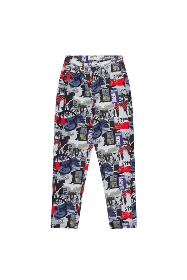 BOY London joggers on white background