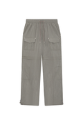 Grey BOY London cargo pants on a white background