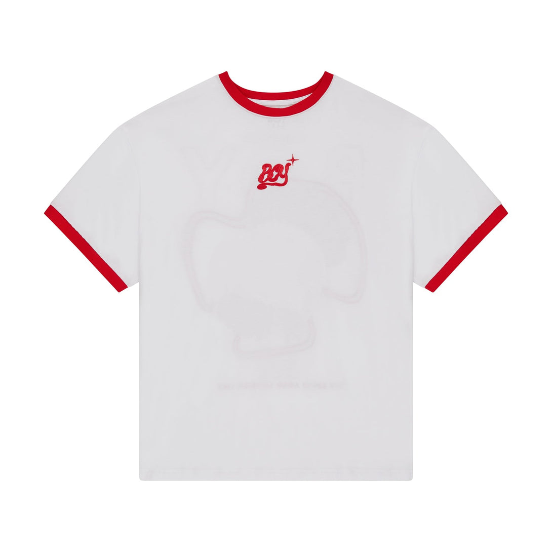 OPEN STUDIO GRAPHIC T-SHIRT - WHITE