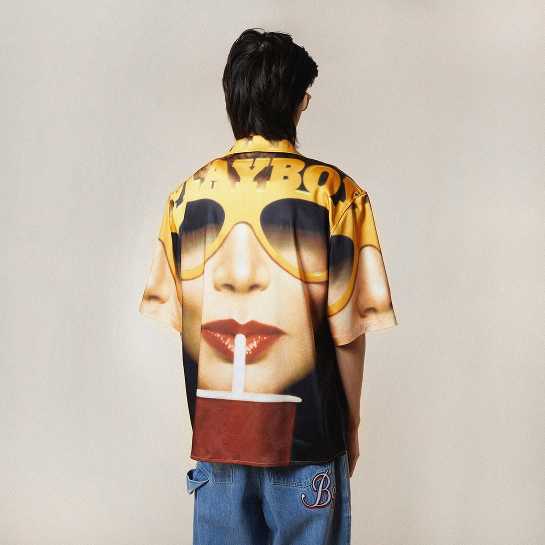 PLAYBOY X BOY COVER RESORT SHIRT - MULTI