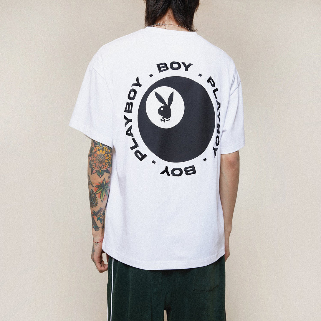 PLAYBOY X BOY DOUBLE OR NOTHING T-SHIRT - WHITE