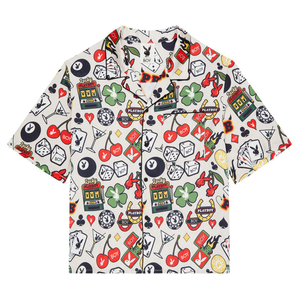 PLAYBOY X BOY LAS VEGAS RESORT SHIRT - MULTI