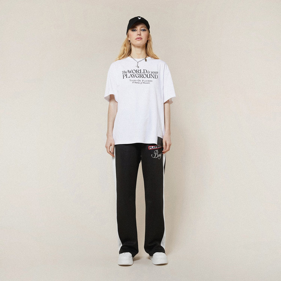 PLAYBOY X BOY PLAYMATE PLAYGROUND T-SHIRT - WHITE