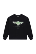 Black Boy London sweatshirt with a graphic design on a white background