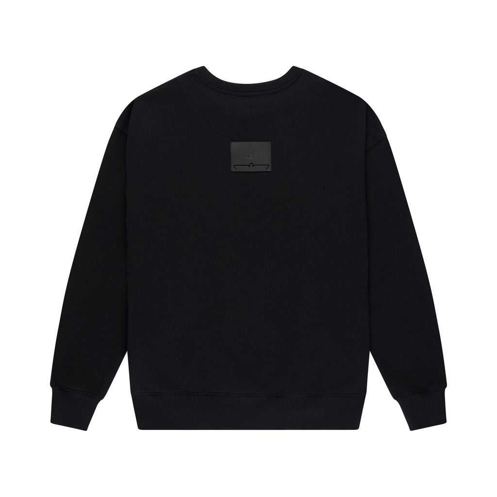 Black Boy London sweatshirt with a graphic design on a white background
