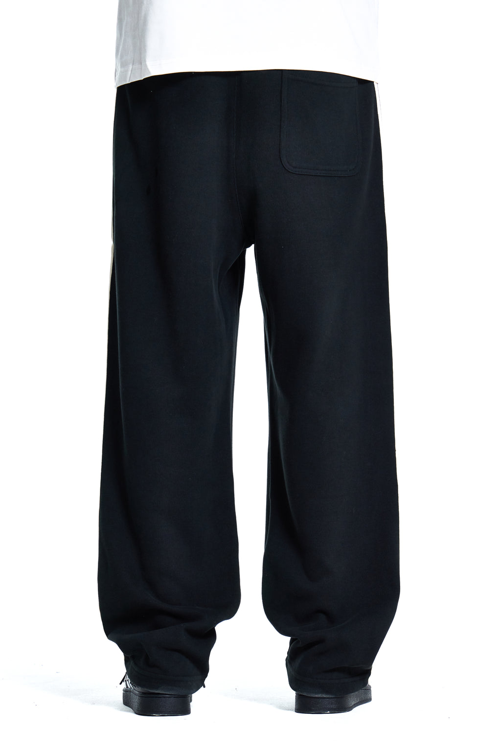 Black pants on a white background