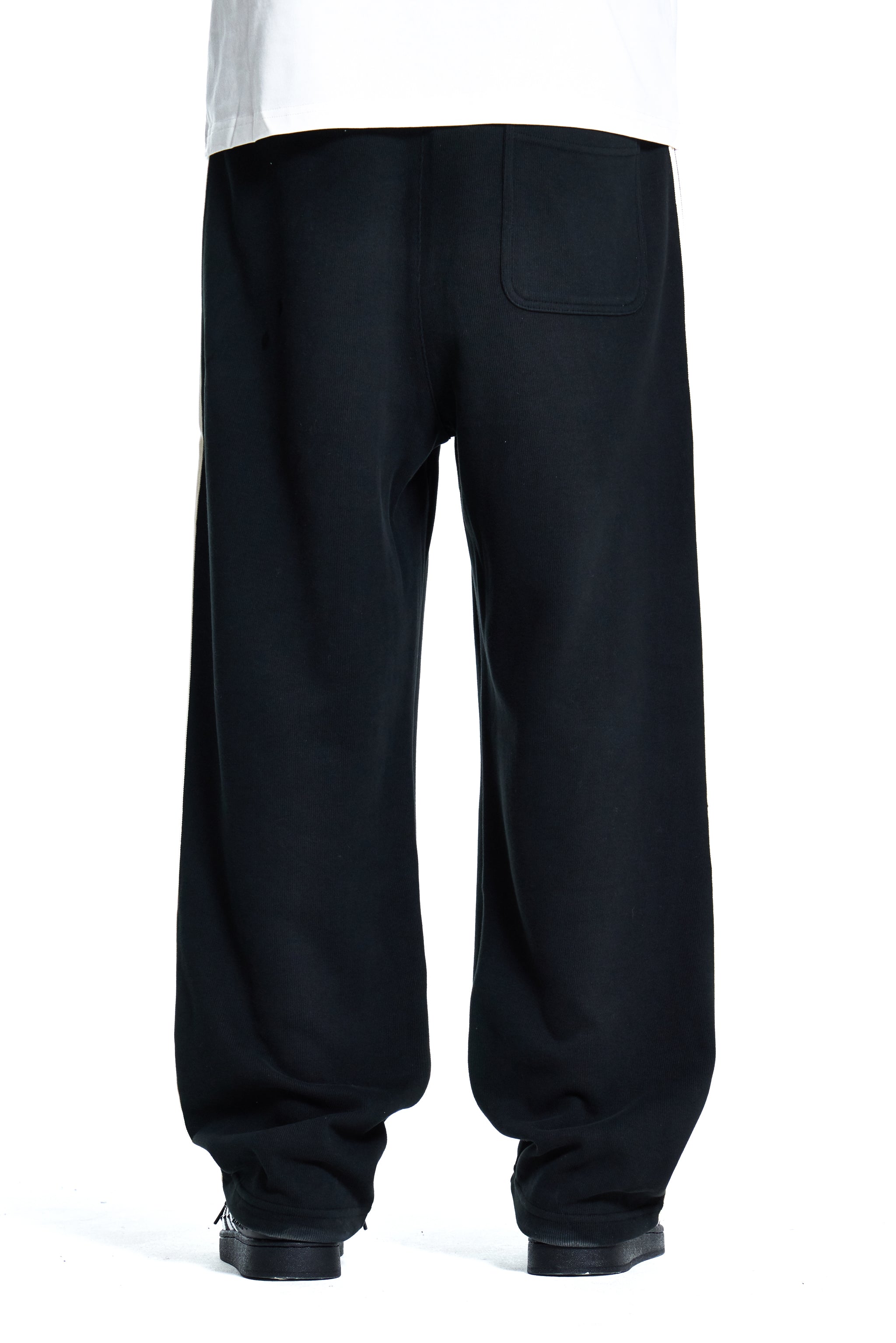 Black pants on a white background
