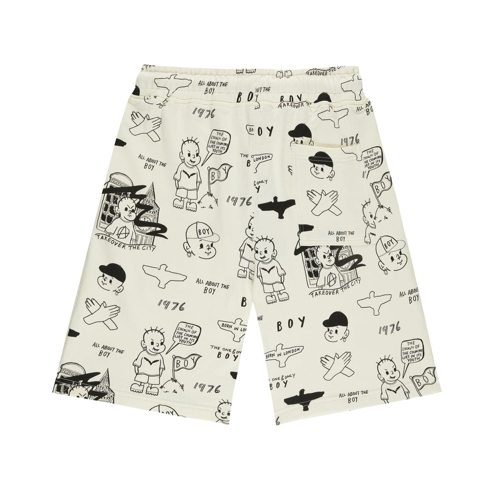BOY London shorts on white background