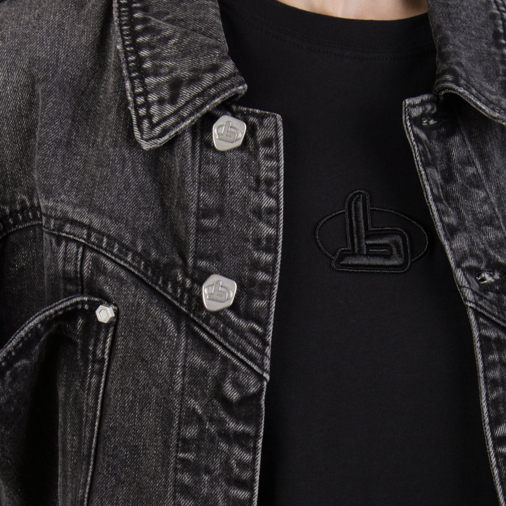 Close up of BOY London jacket