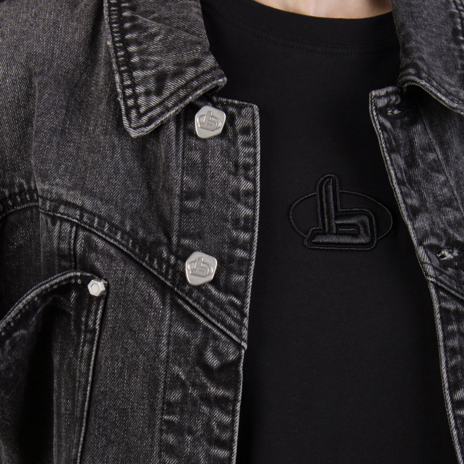 Close up of BOY London jacket