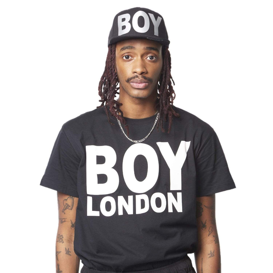 BOY LONDON CAP ONE SIZE / BLACK/WHITE BOY LONDON SNAPBACK - black/white