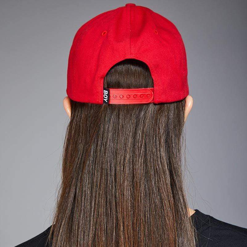 BOY LONDON CAPS ONE SIZE / RED/BLACK BOY LONDON SNAPBACK - RED