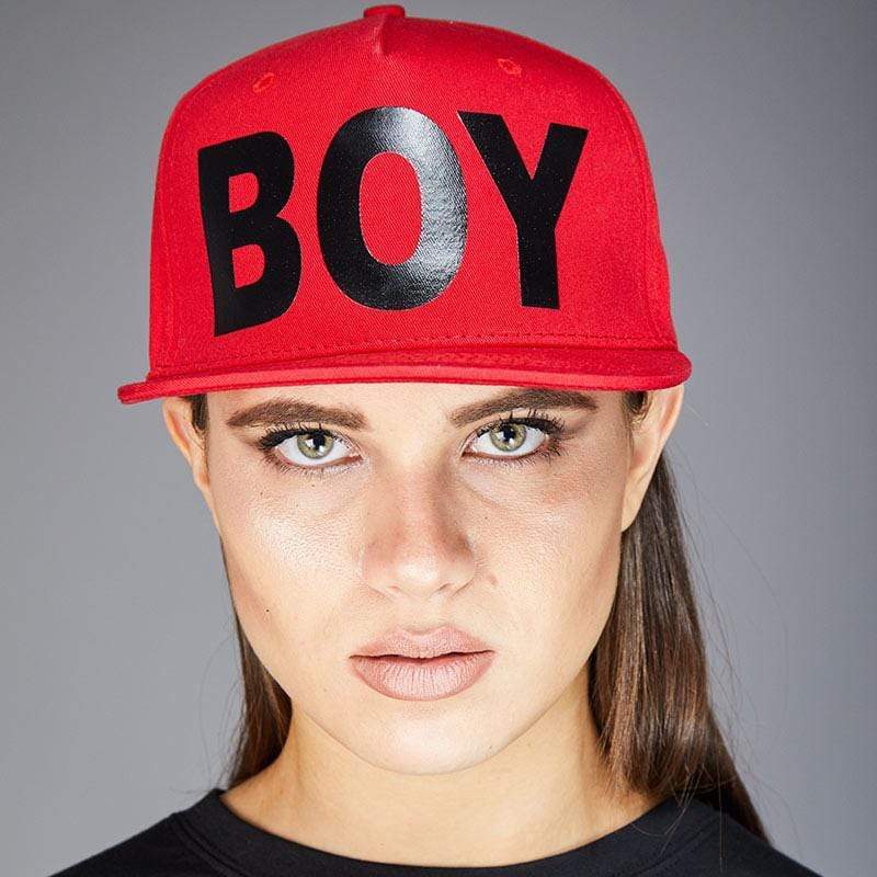 BOY LONDON CAPS ONE SIZE / RED/BLACK BOY LONDON SNAPBACK - RED